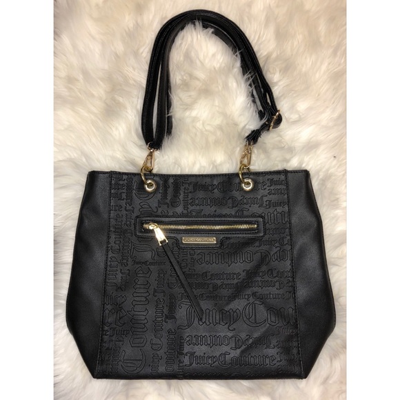 Juicy Couture black leather tote 🖤 - Picture 5 of 5